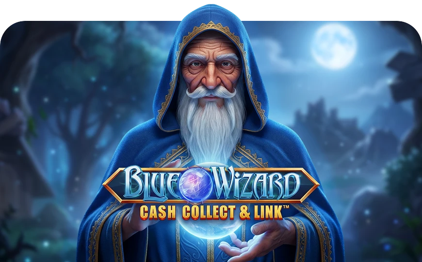 Blue Wizard: Cash Collect & Link