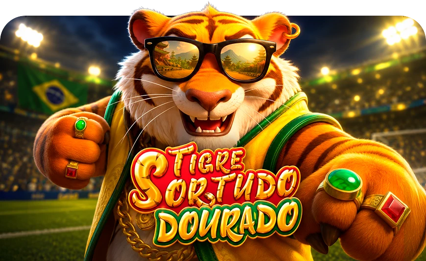 Tigre Sortudo Dourado